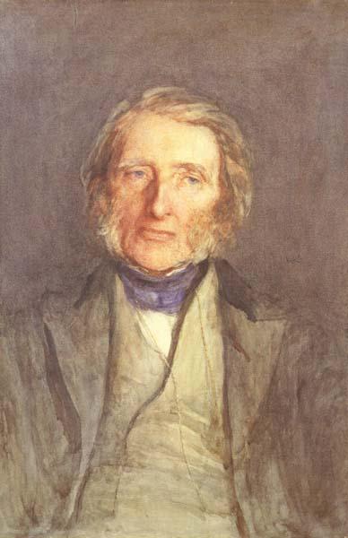 Sir Hubert von Herkomer,RA,RWS Portrait of john Ruskin (mk46) oil painting image
